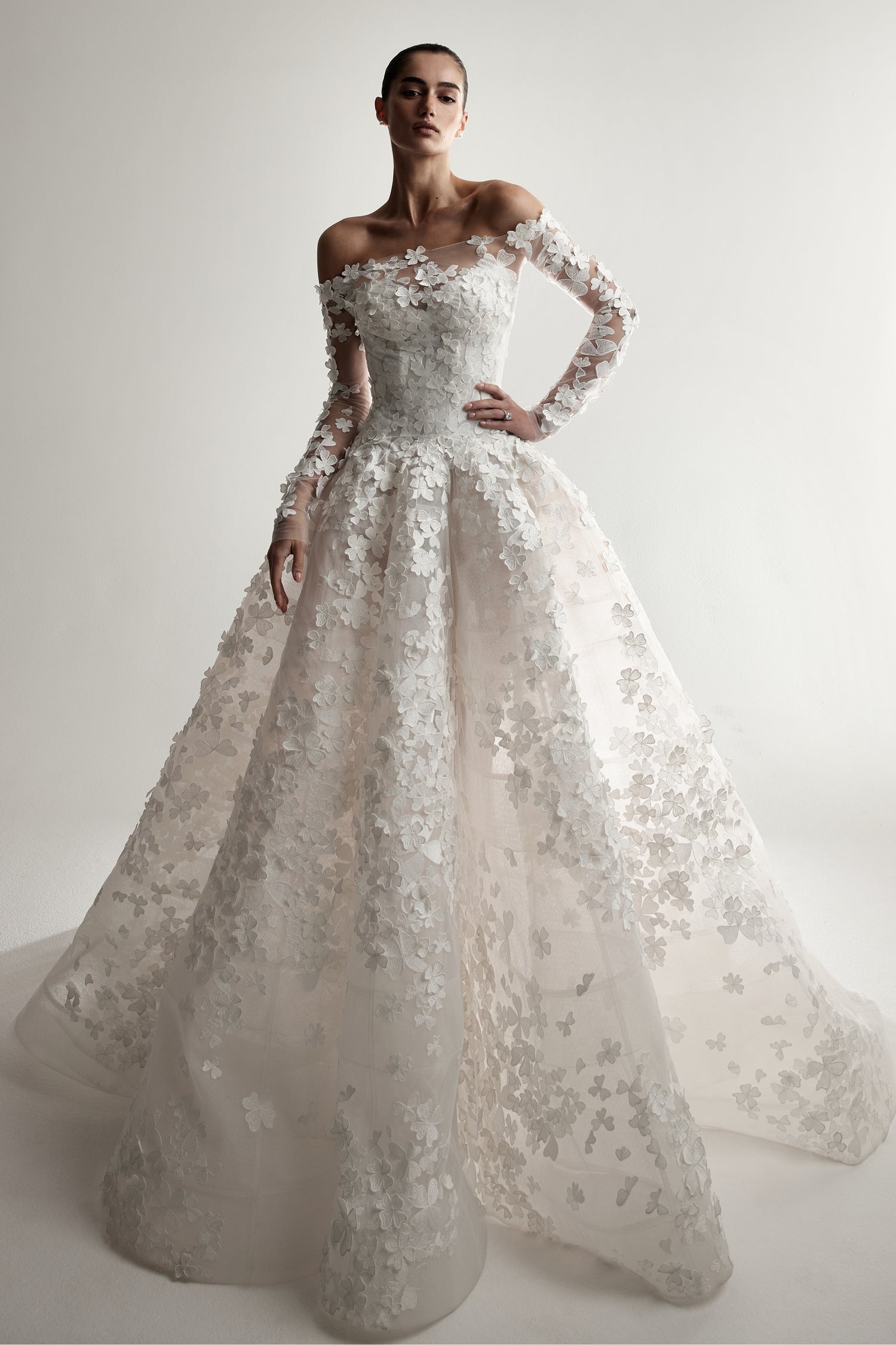 Monique Lhuillier Spring 2026 Bridal - Clover Gown