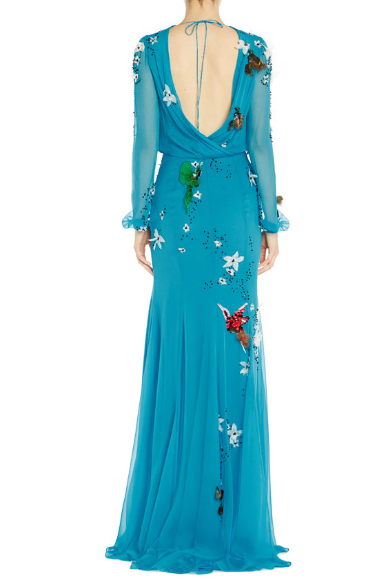 Monique Lhuillier RTW Gown Beaded 